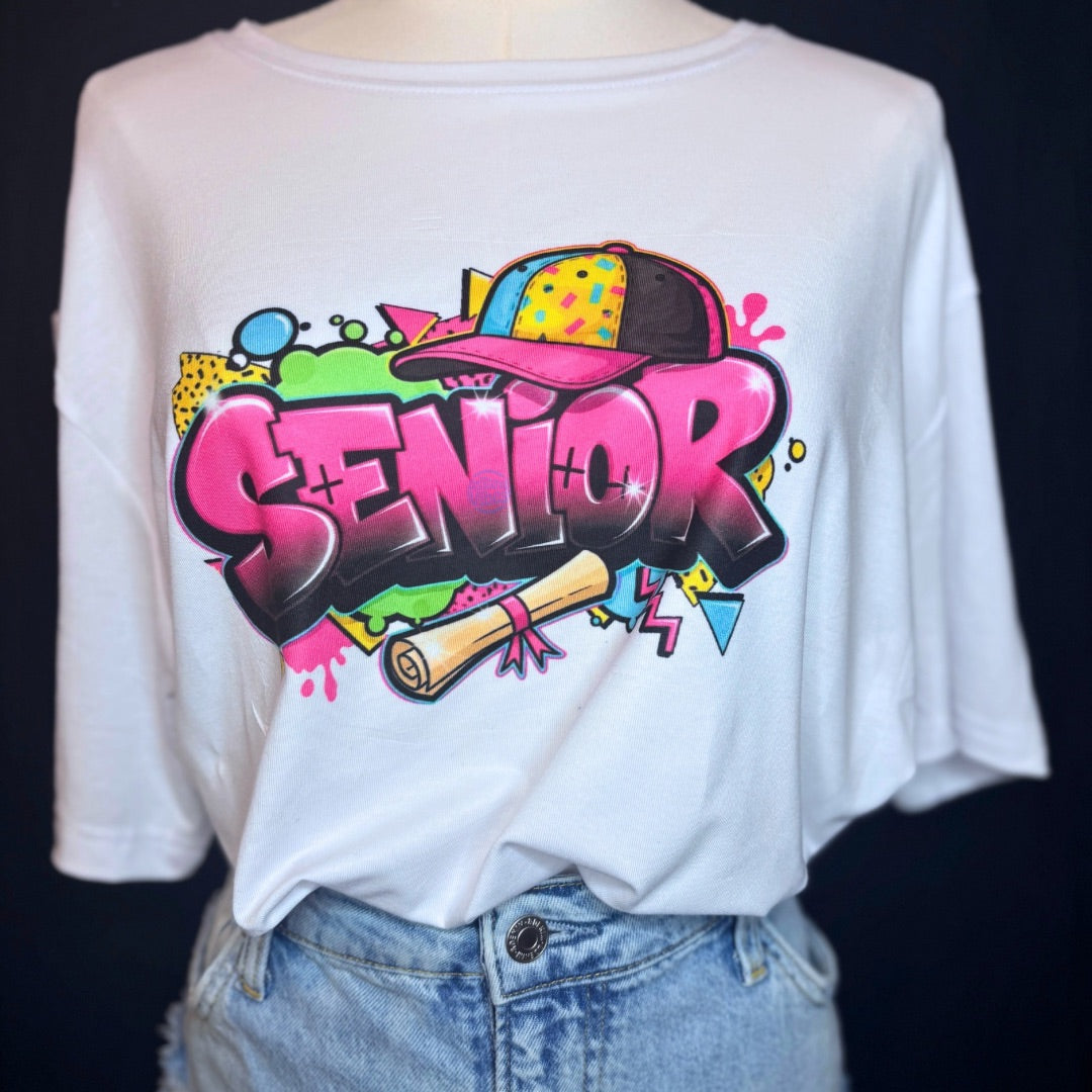 Senior Graphic T-Shirt | Class of 2026 Senior Shirt | Trendy Graduation Outfit Tee