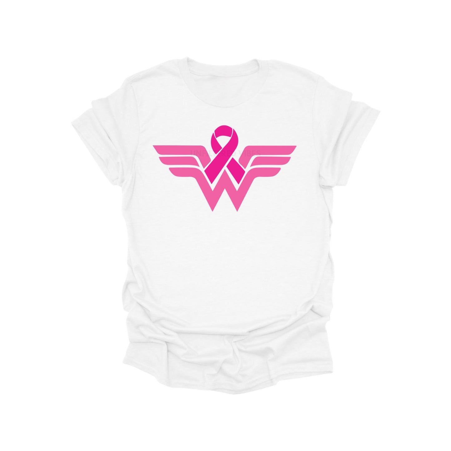 Superhero Ribbon Shirt for October Support Squad