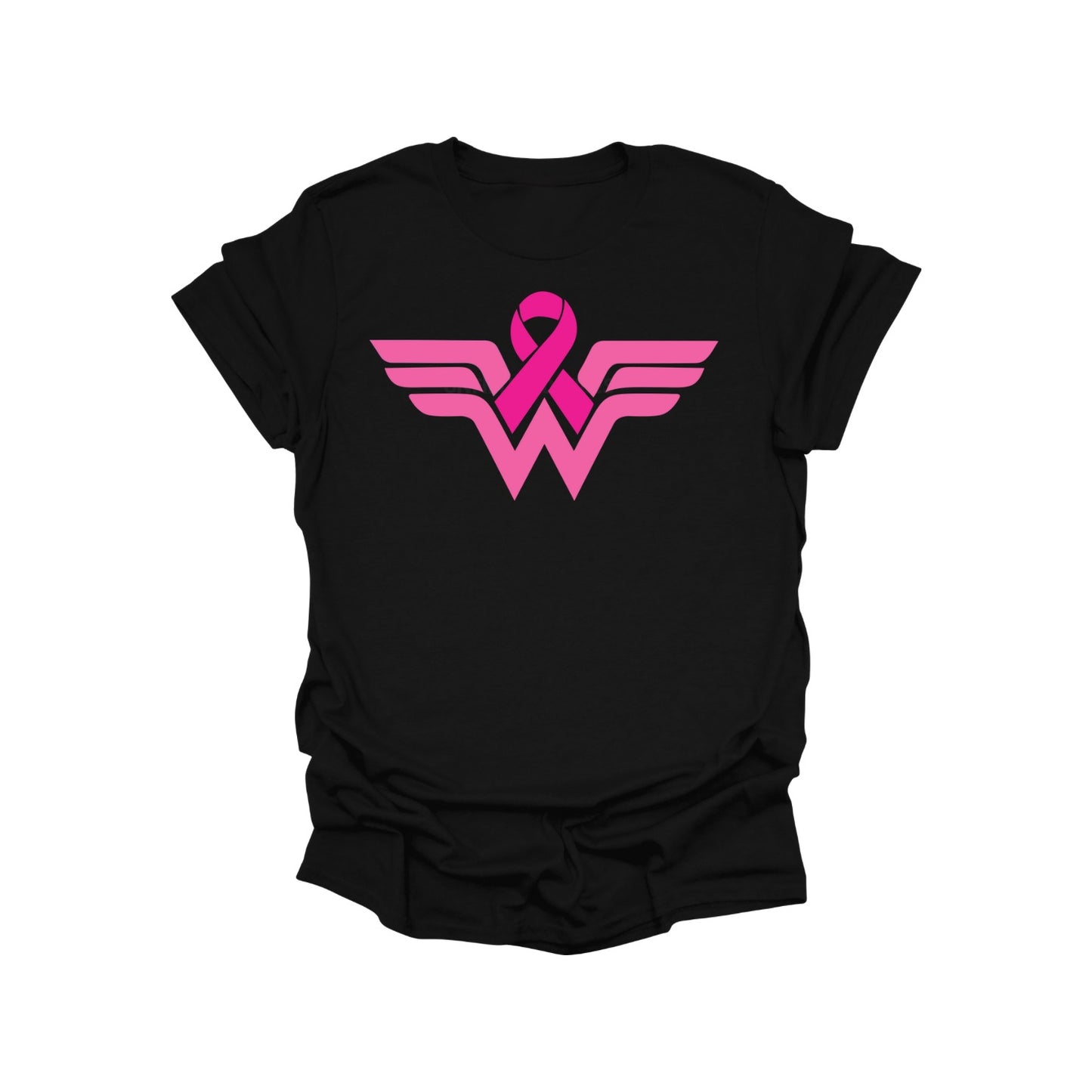 Superhero Ribbon Shirt for October Support Squad