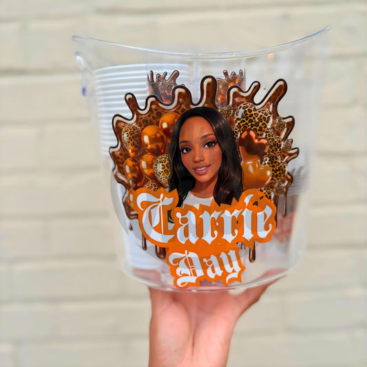 Custom Party Bucket with Personalized Cups & Shot Glasses – Adult Celebration Drinkware Set