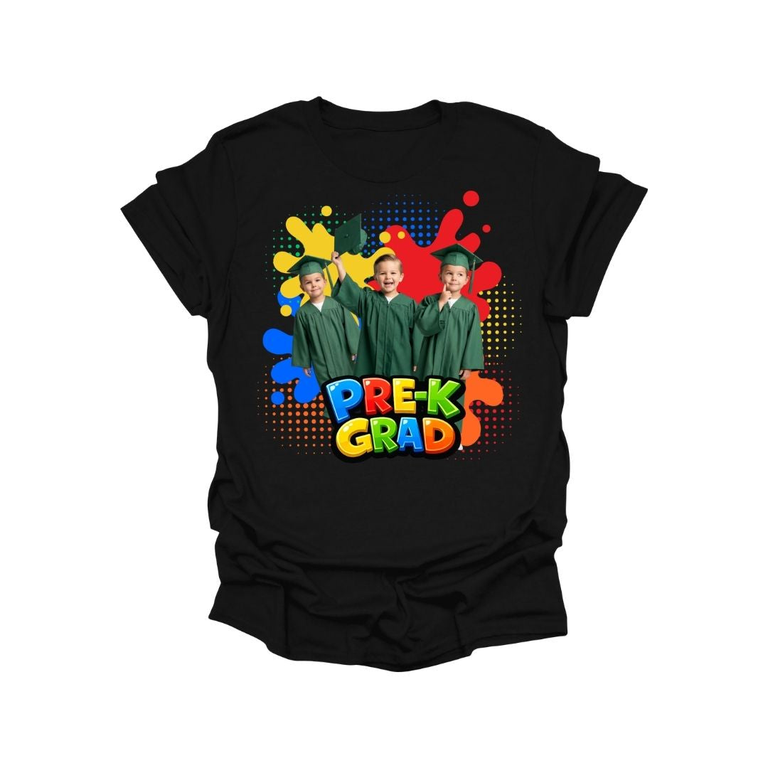 Custom Pre-K Graduation Shirt with Photo | Youth Sizes