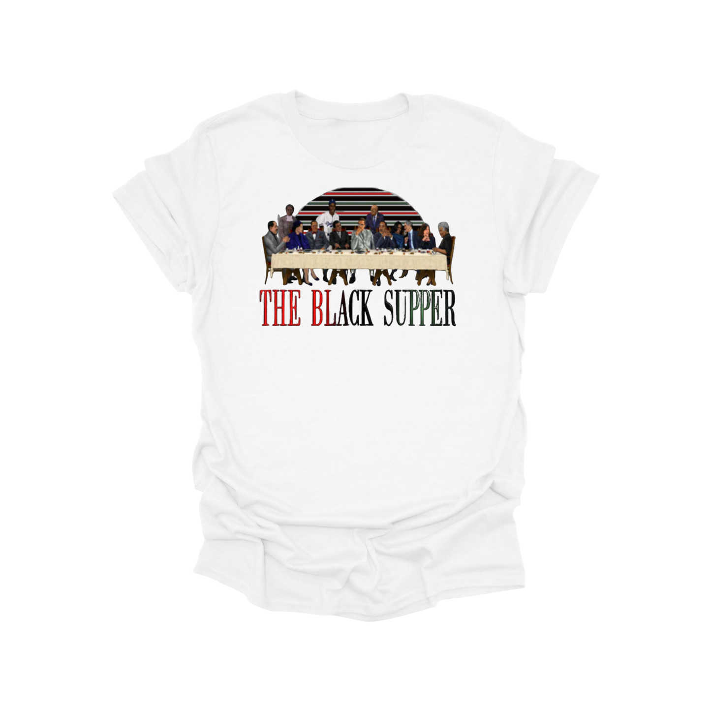 The Black Supper Graphic Tee – White