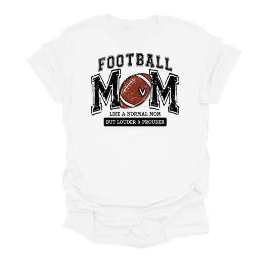 Football Mom Shirt – Louder & Prouder Game Day Tee