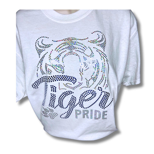 Tiger Pride Spangle Holographic T-Shirt | Homecoming Tee (Pre-Order)